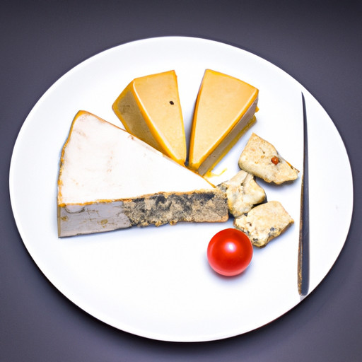 Solo un plato de queso Roquefort de varices 38464